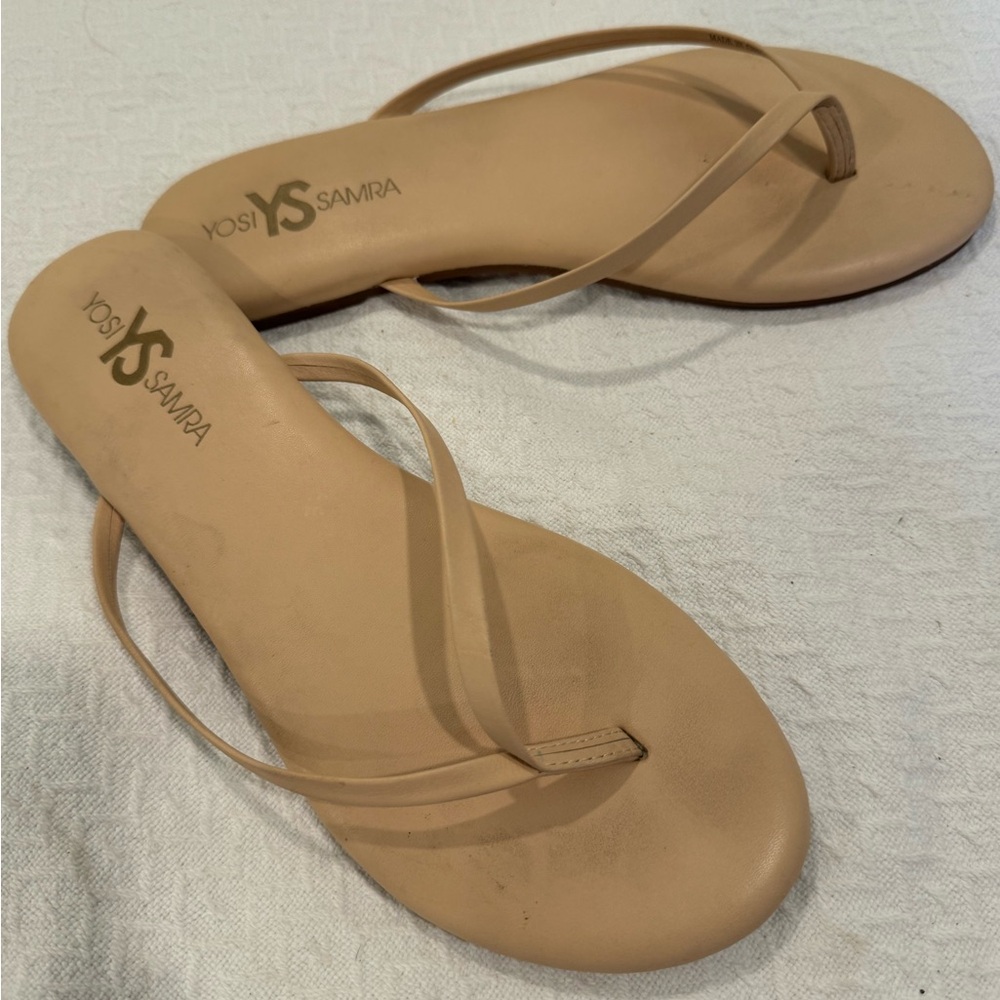 Yosi Samra leather flip flops